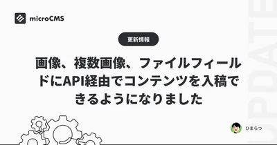 画像、複数画像、ファイルフィールドにAPI経由でコンテンツを入稿できるようになりました